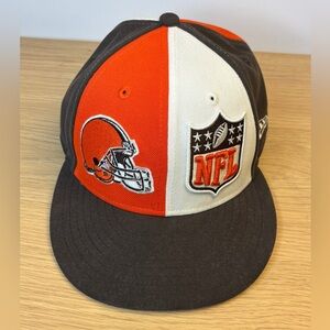 New Era NFL Cleveland Browns 7 3/8 Colorblock Cap